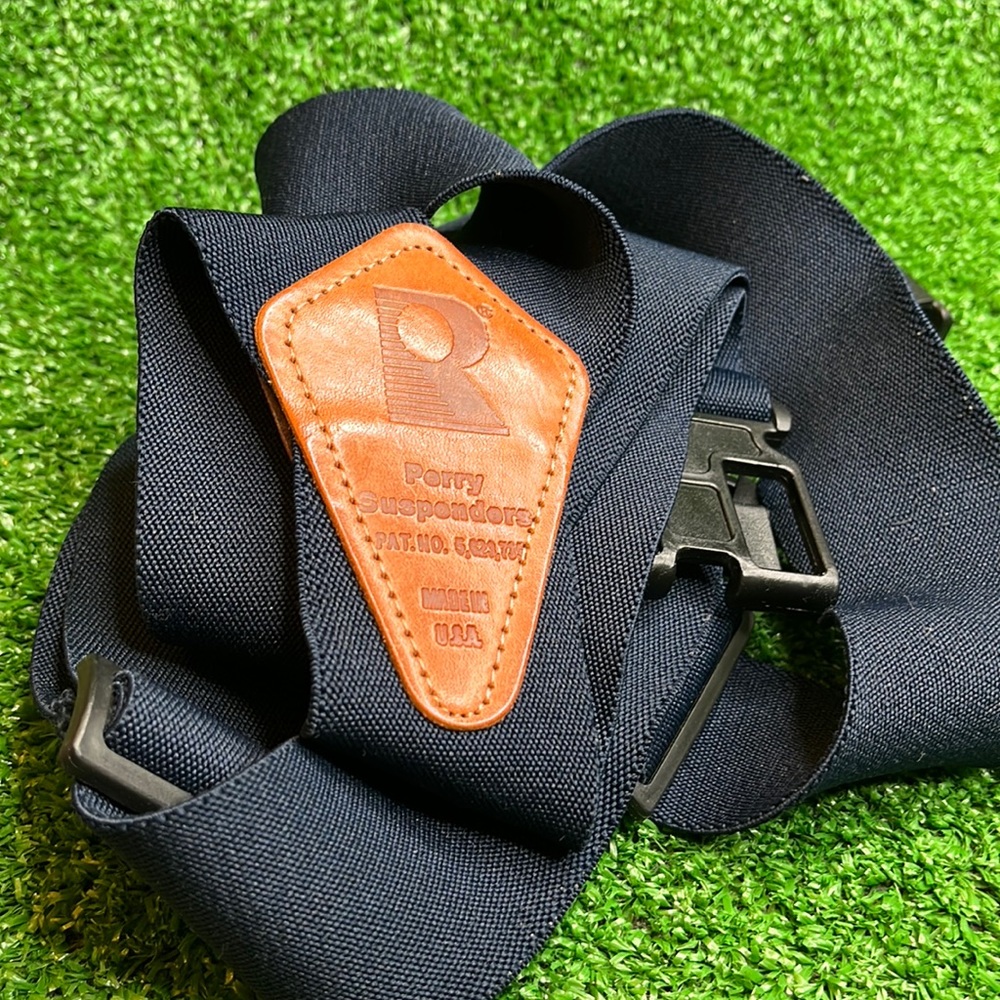 Perry Adjustable Suspenders Navy Blue